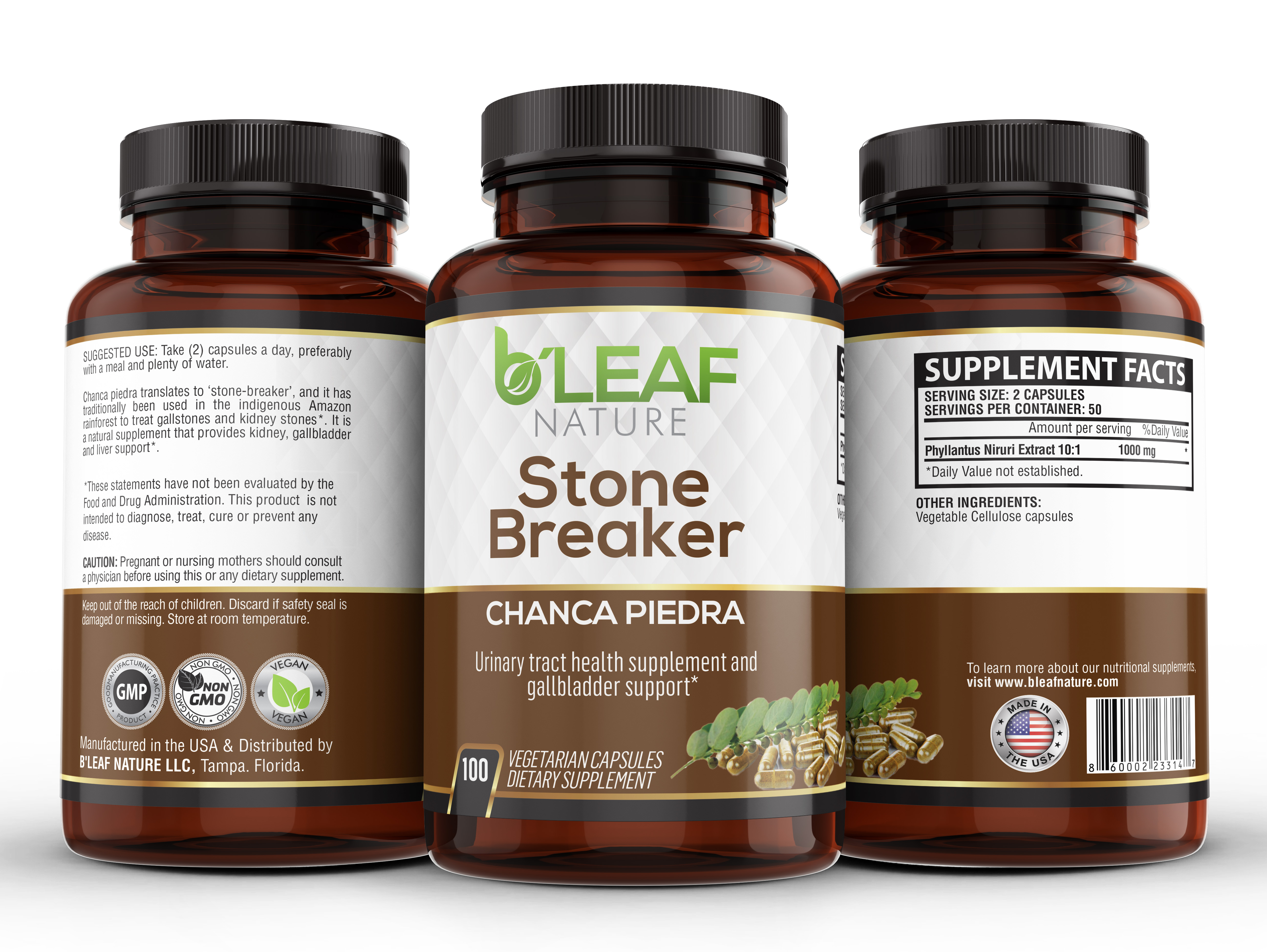 Stone Breaker (Chanca Piedra) – B’Leaf Nature